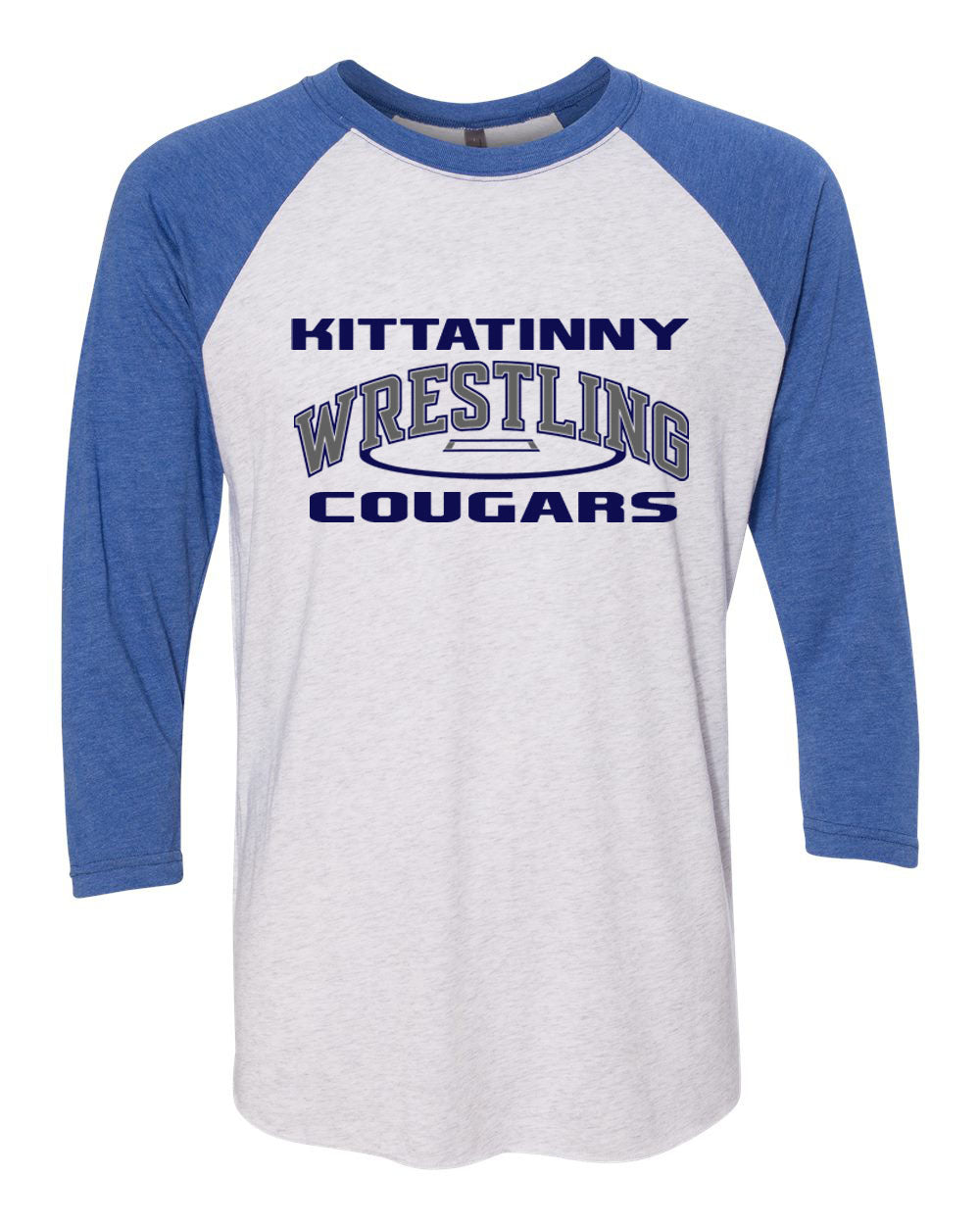 Kittatinny Wrestling Design 3 raglan shirt