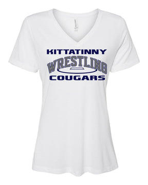 Kittatinny Wresting Design 3 V-neck T-Shirt