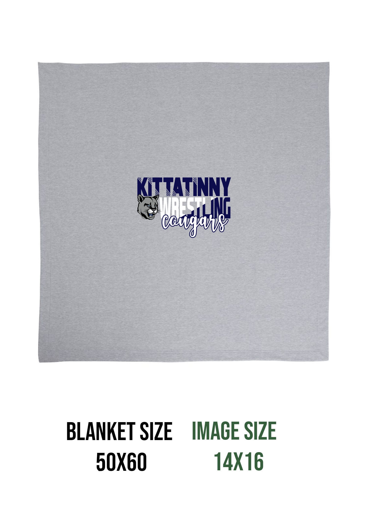 Kitattinny Wrestling Design 4 Blanket