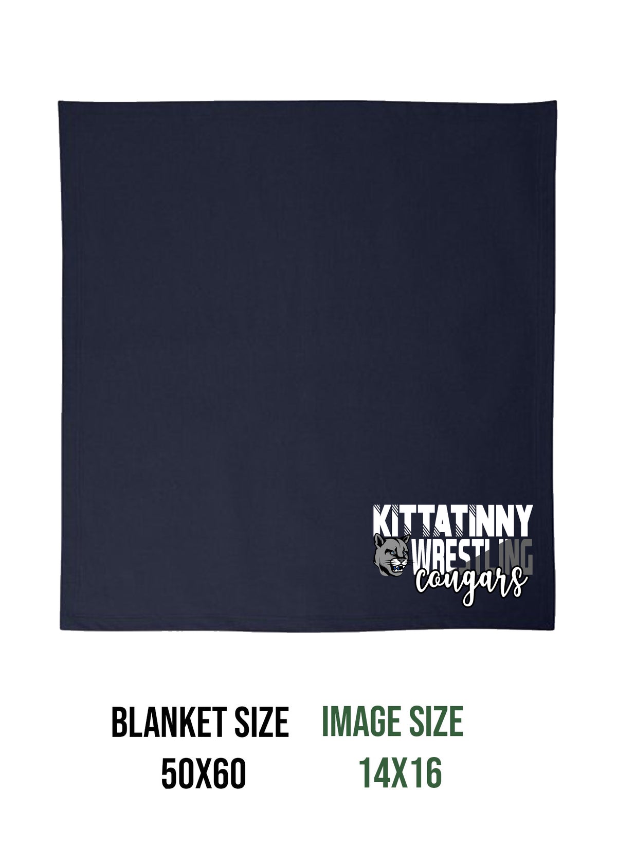 Kitattinny Wrestling Design 4 Blanket
