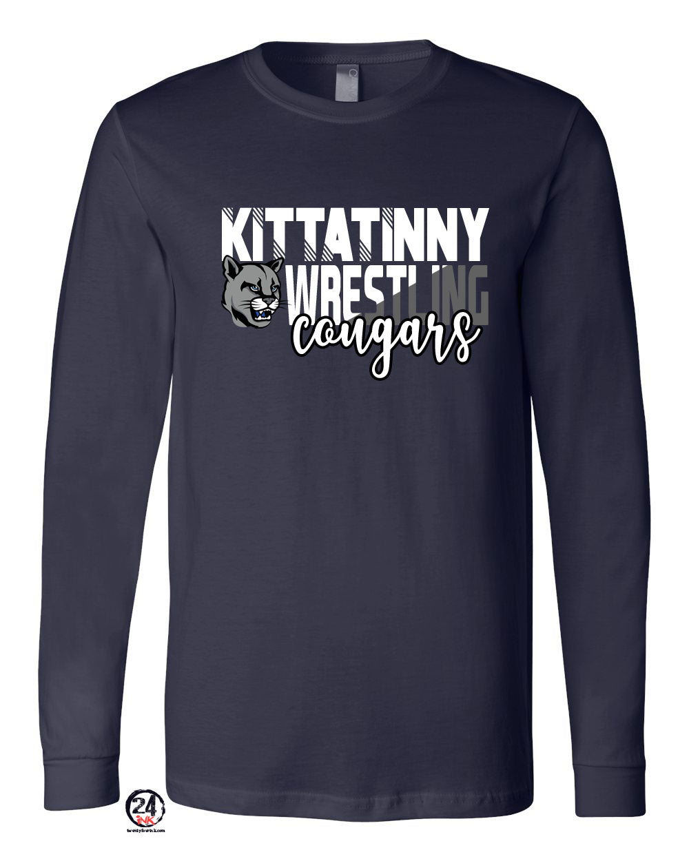 Kittatinny youth wrestling Design 4 Long Sleeve Shirt