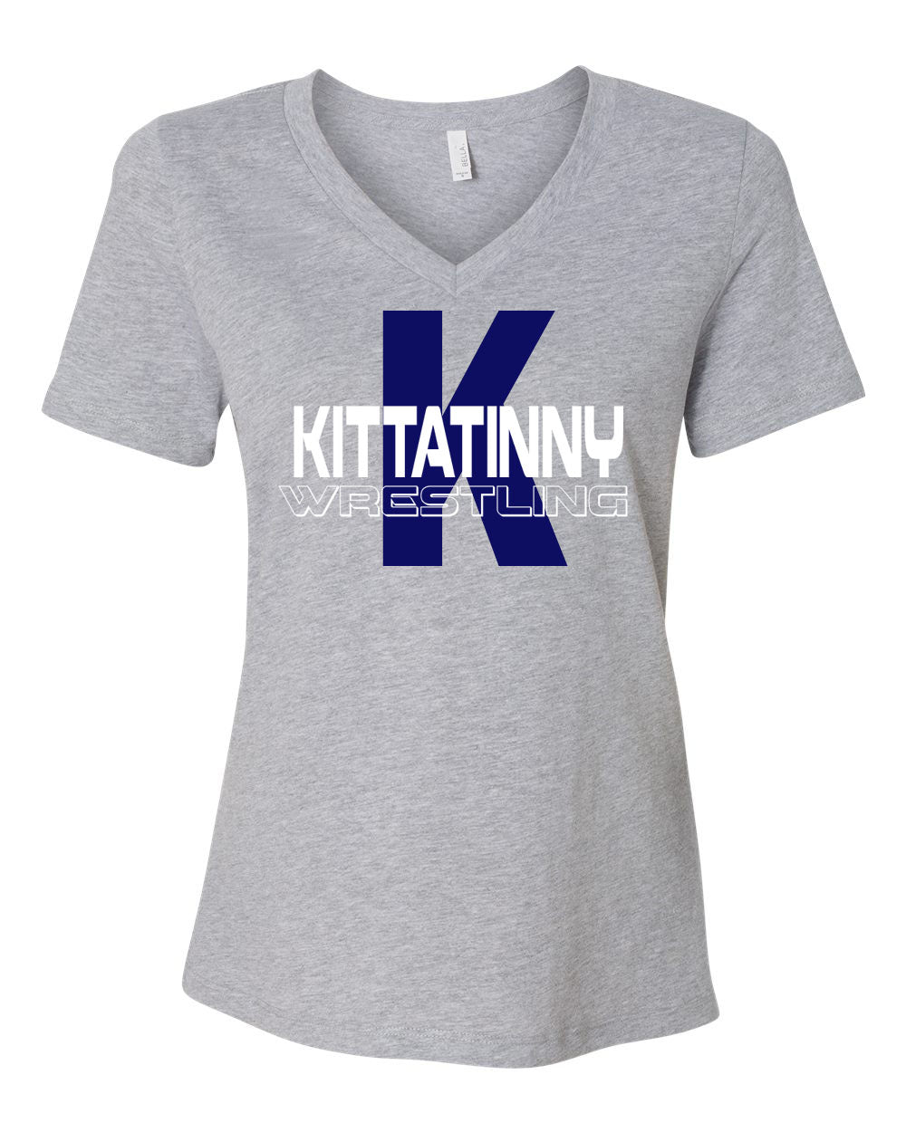 Kittatinny Wresting Design 5 V-neck T-Shirt
