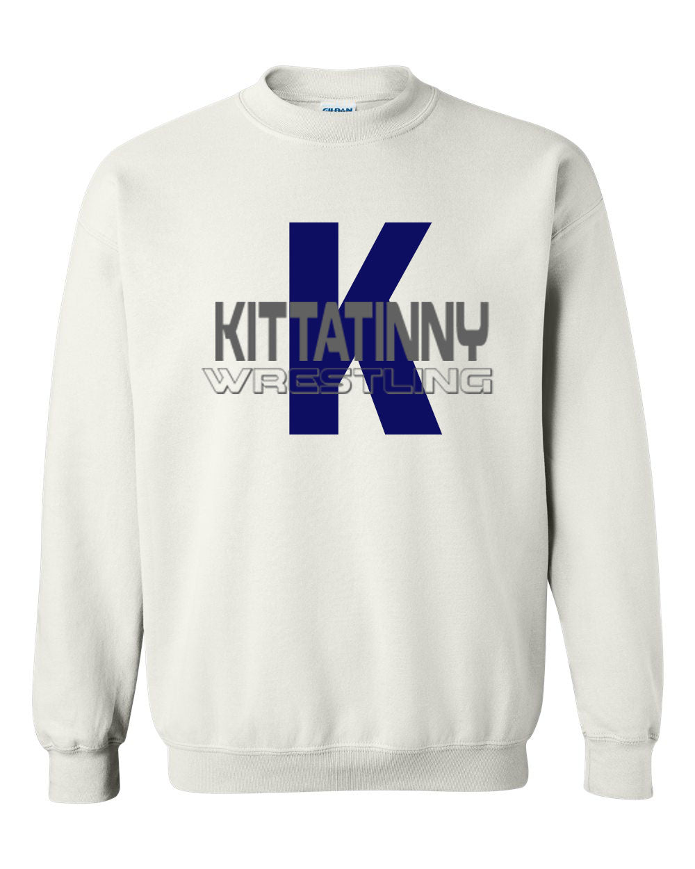 Kittatinny Wrestling Design 5 non hooded sweatshirt