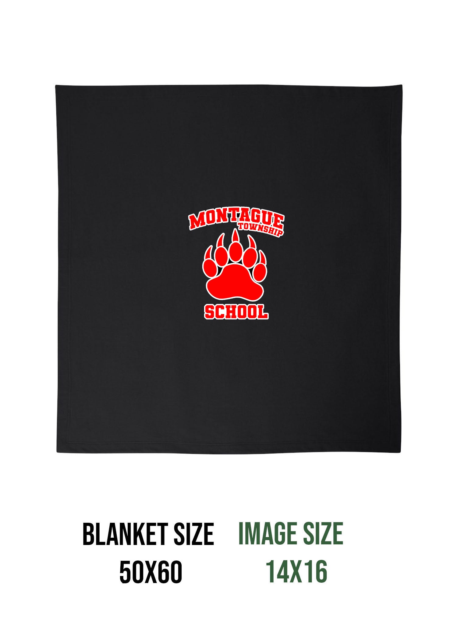 Montage school Design 2 Blanket