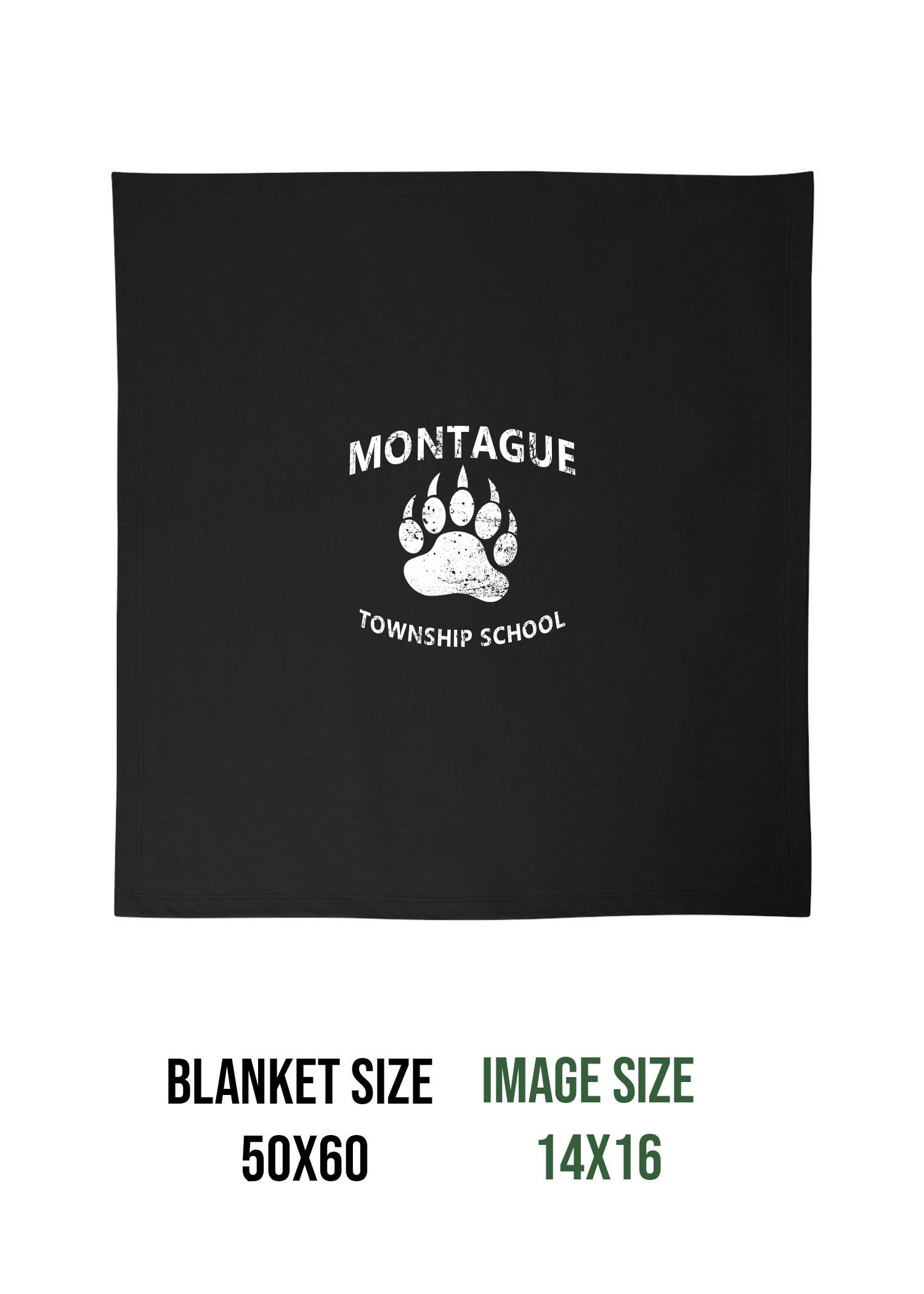 Montage school Design 3 Blanket