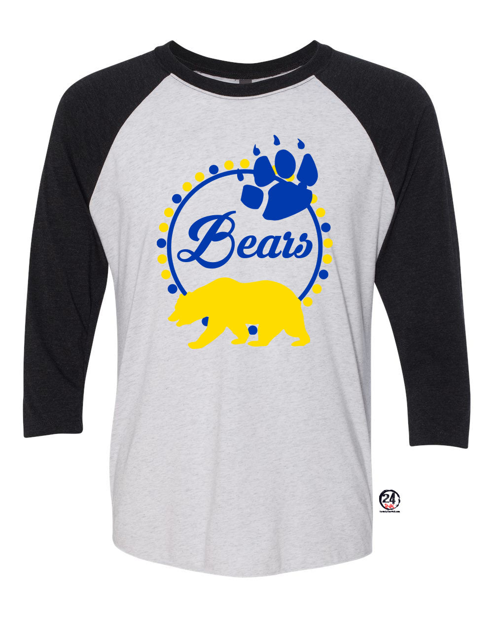 Bears design 9 raglan shirt