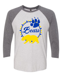 Bears design 9 raglan shirt