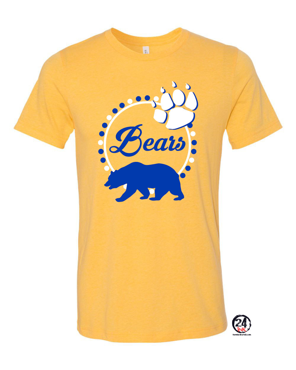 Bears design 9 Heather Yellow T-Shirt