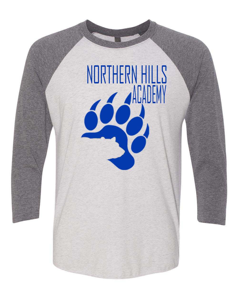 Northern Hills design 3 raglan shirt