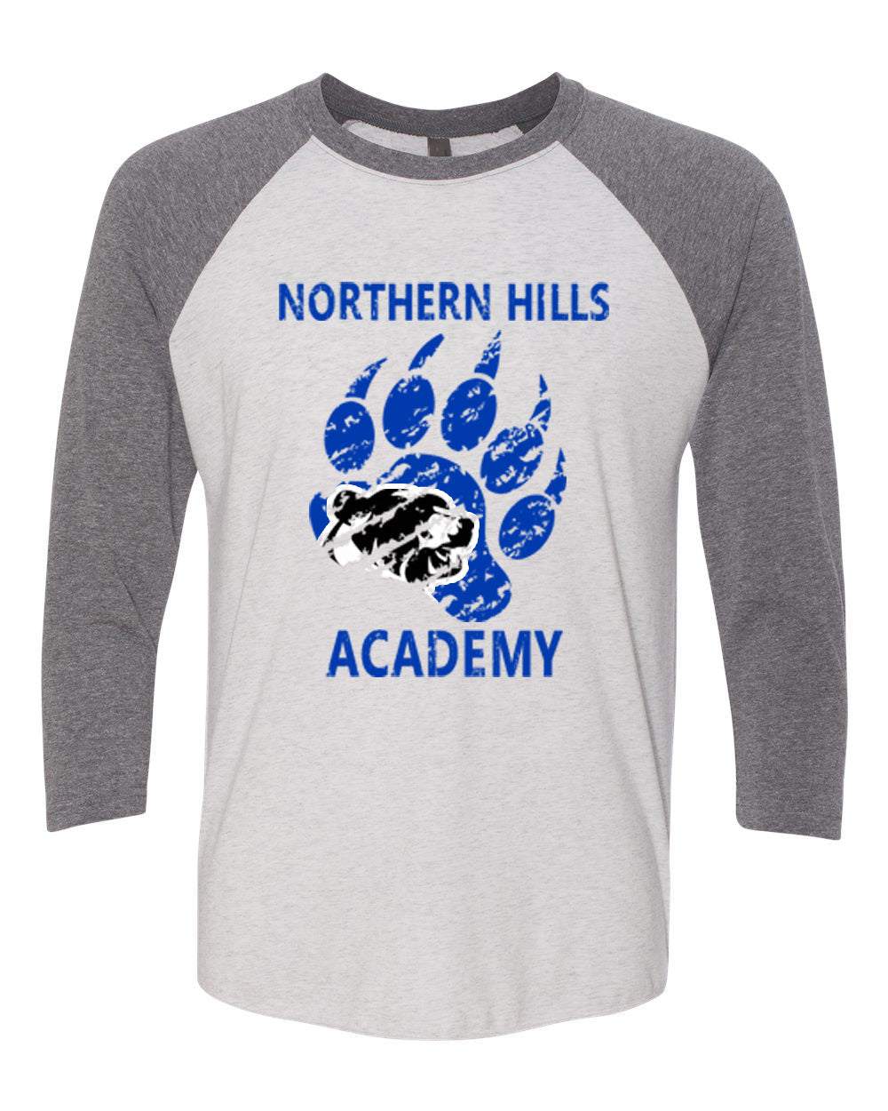 Northern Hills design 4 raglan shirt