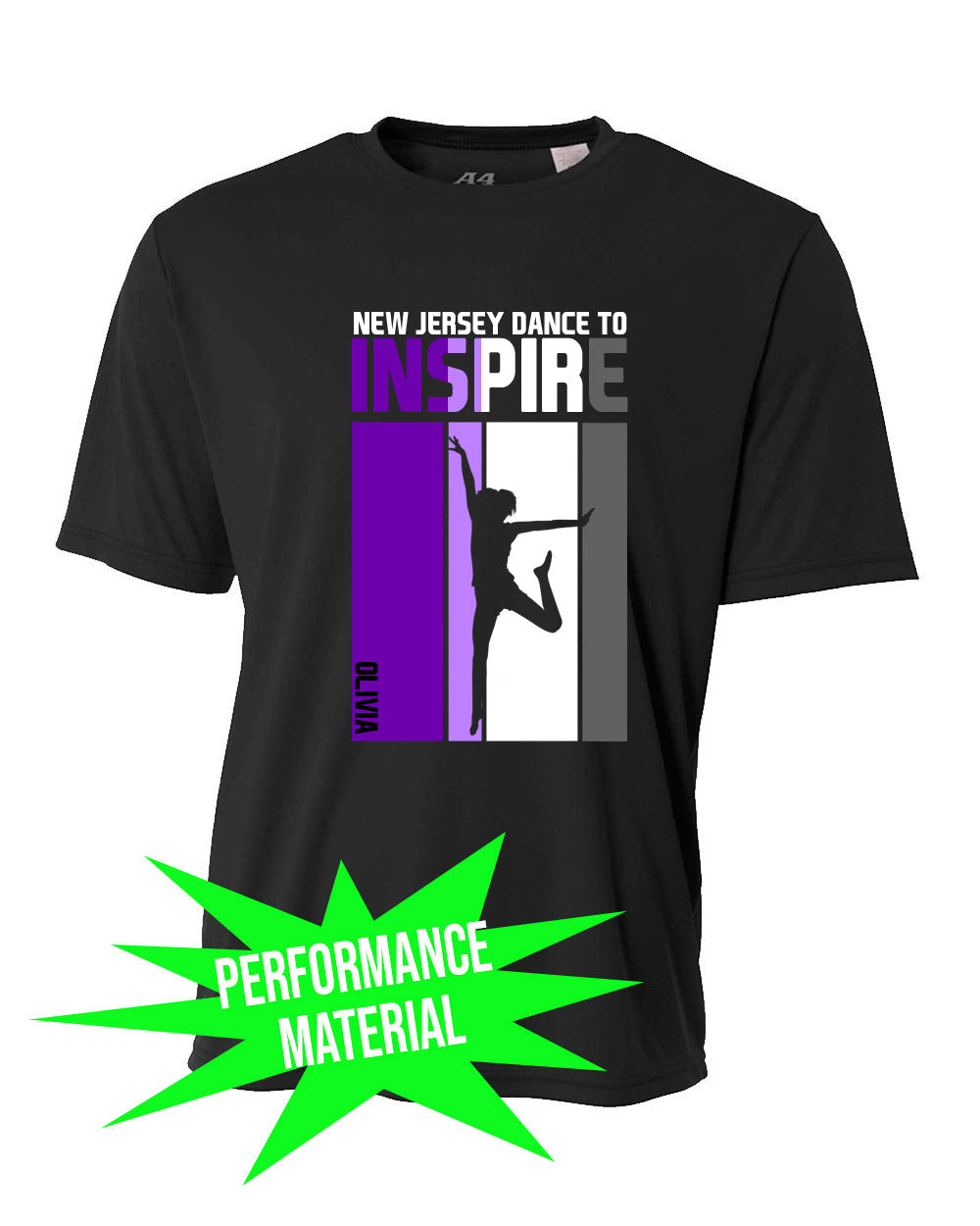 NJ Dance Performance material design 10 T-Shirt