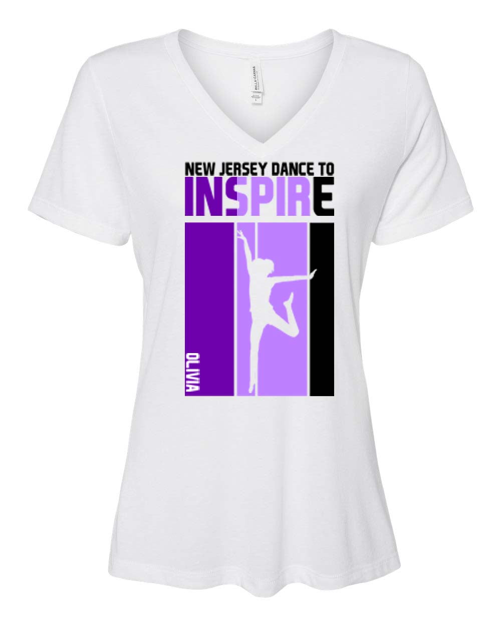 NJ Dance Design 10 V-neck T-Shirt