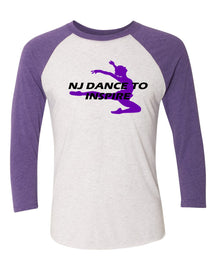 NJ Dance Design 1 raglan shirt