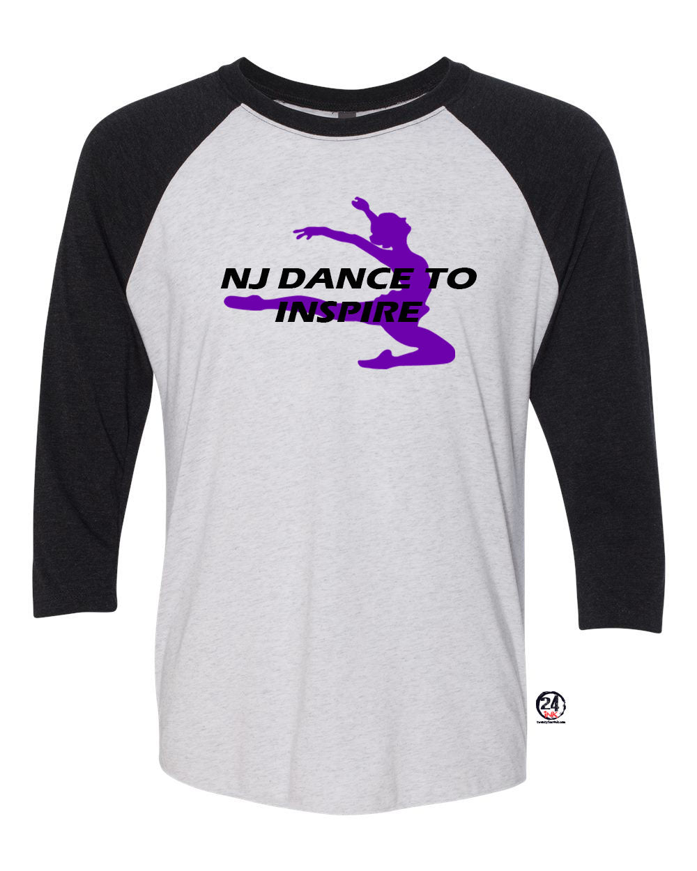 NJ Dance Design 1 raglan shirt