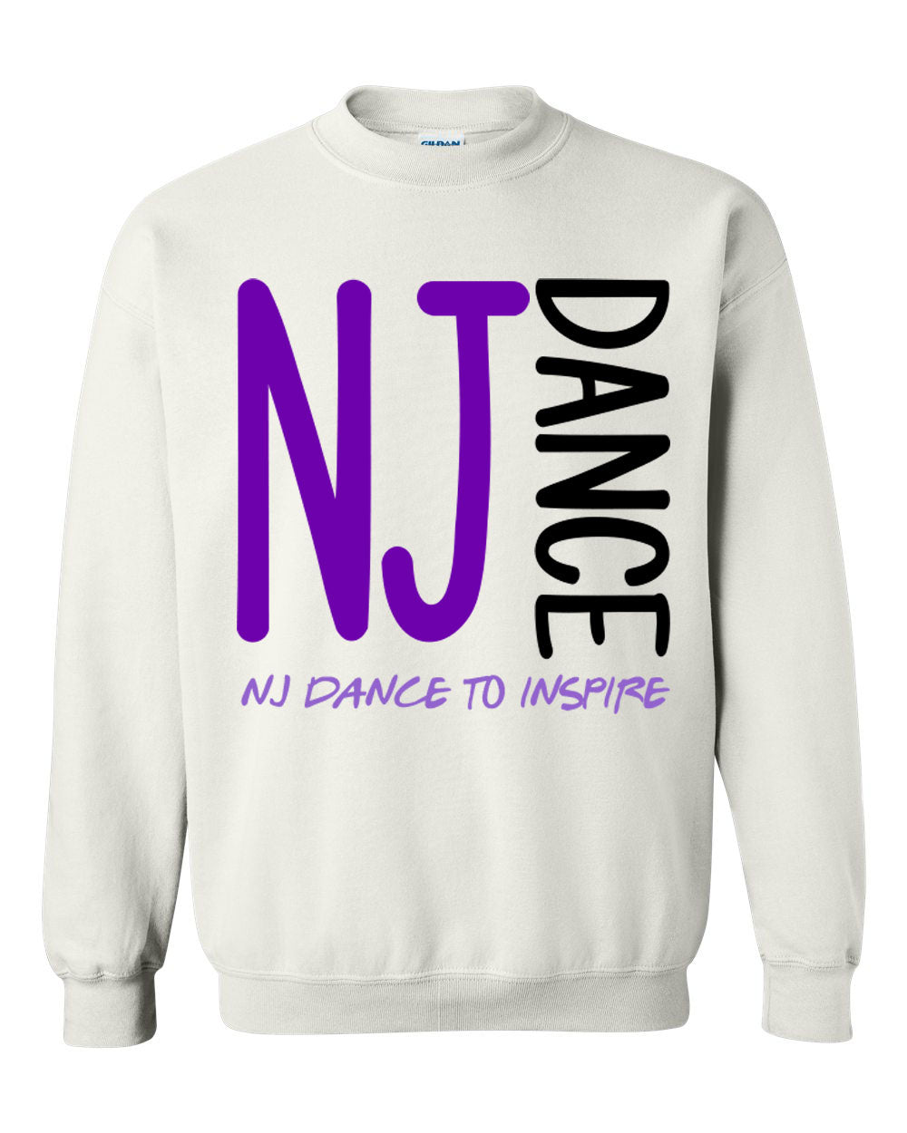 NJ Dance Design 3 non hooded sweatshirt