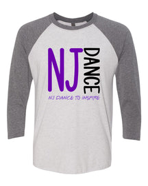 NJ Dance Design 3 raglan shirt