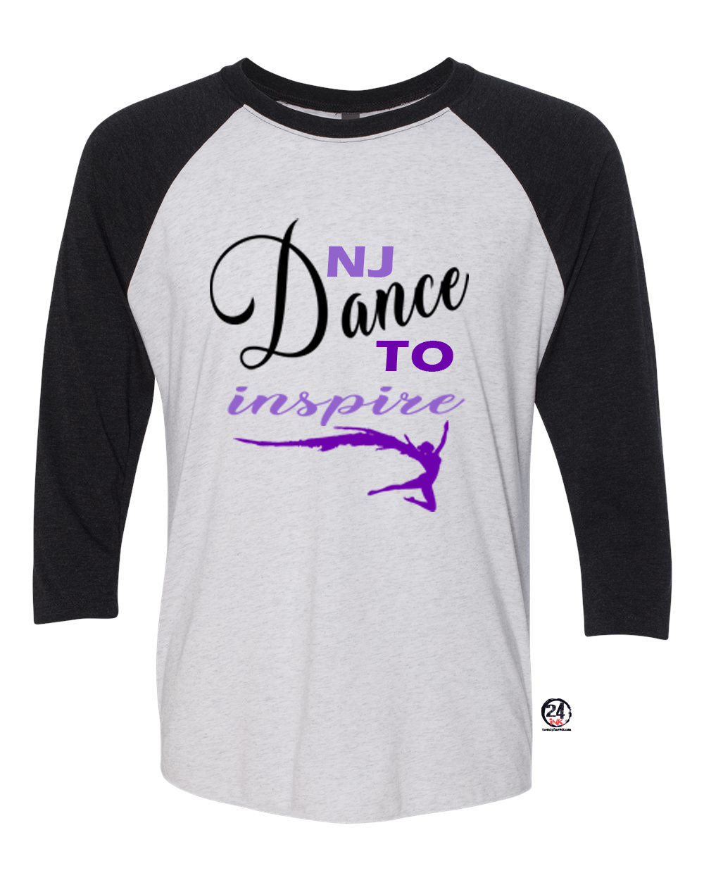 NJ Dance Design 4 raglan shirt