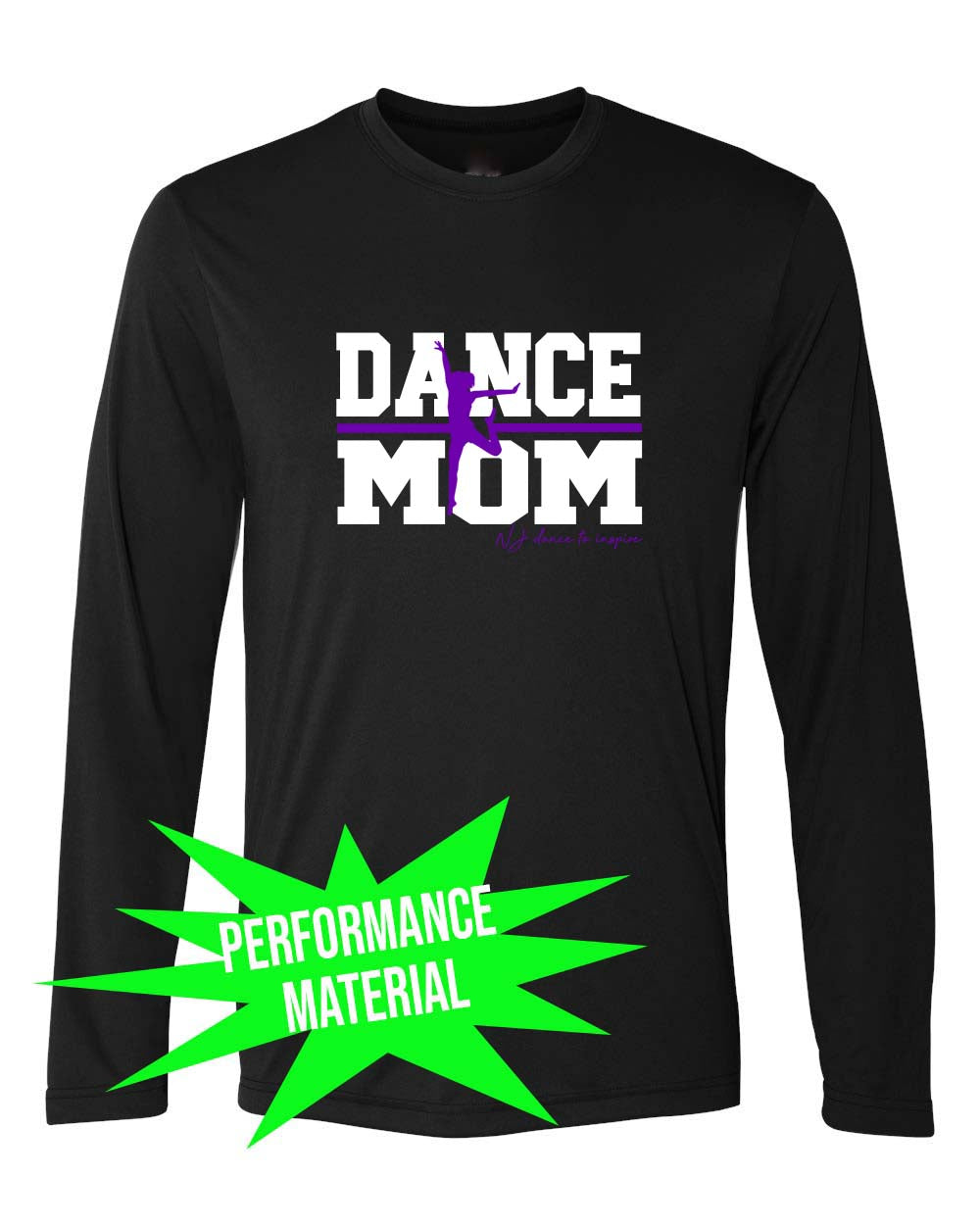 NJ Dance Performance Material Design 9 Long Sleeve Shirt