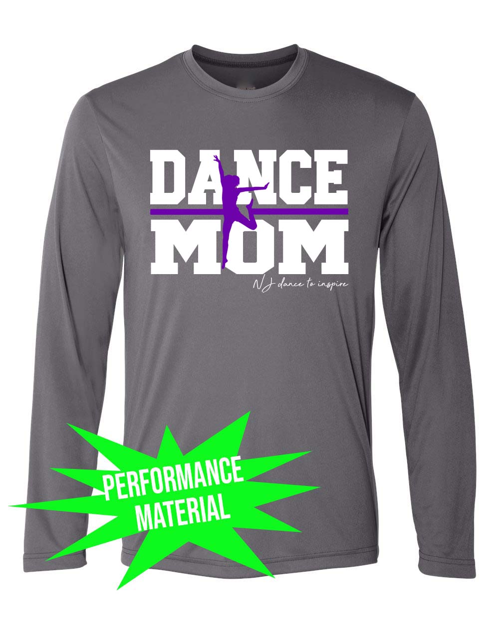 NJ Dance Performance Material Design 9 Long Sleeve Shirt