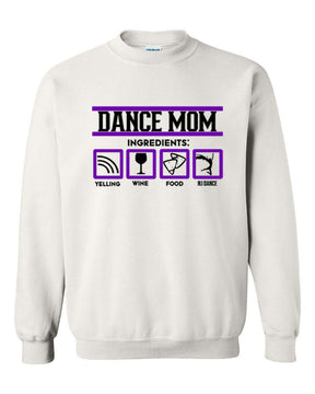 NJ Dance Design 8 non hooded sweatshirt