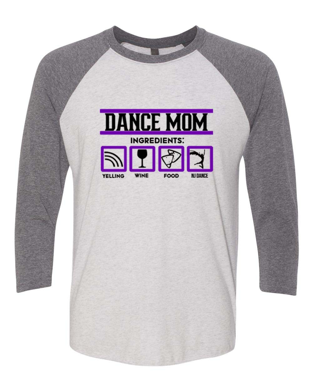 NJ Dance Design 8 raglan shirt