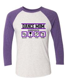 NJ Dance Design 8 raglan shirt