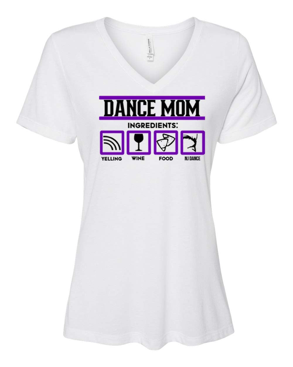 NJ Dance Design 8 V-neck T-Shirt