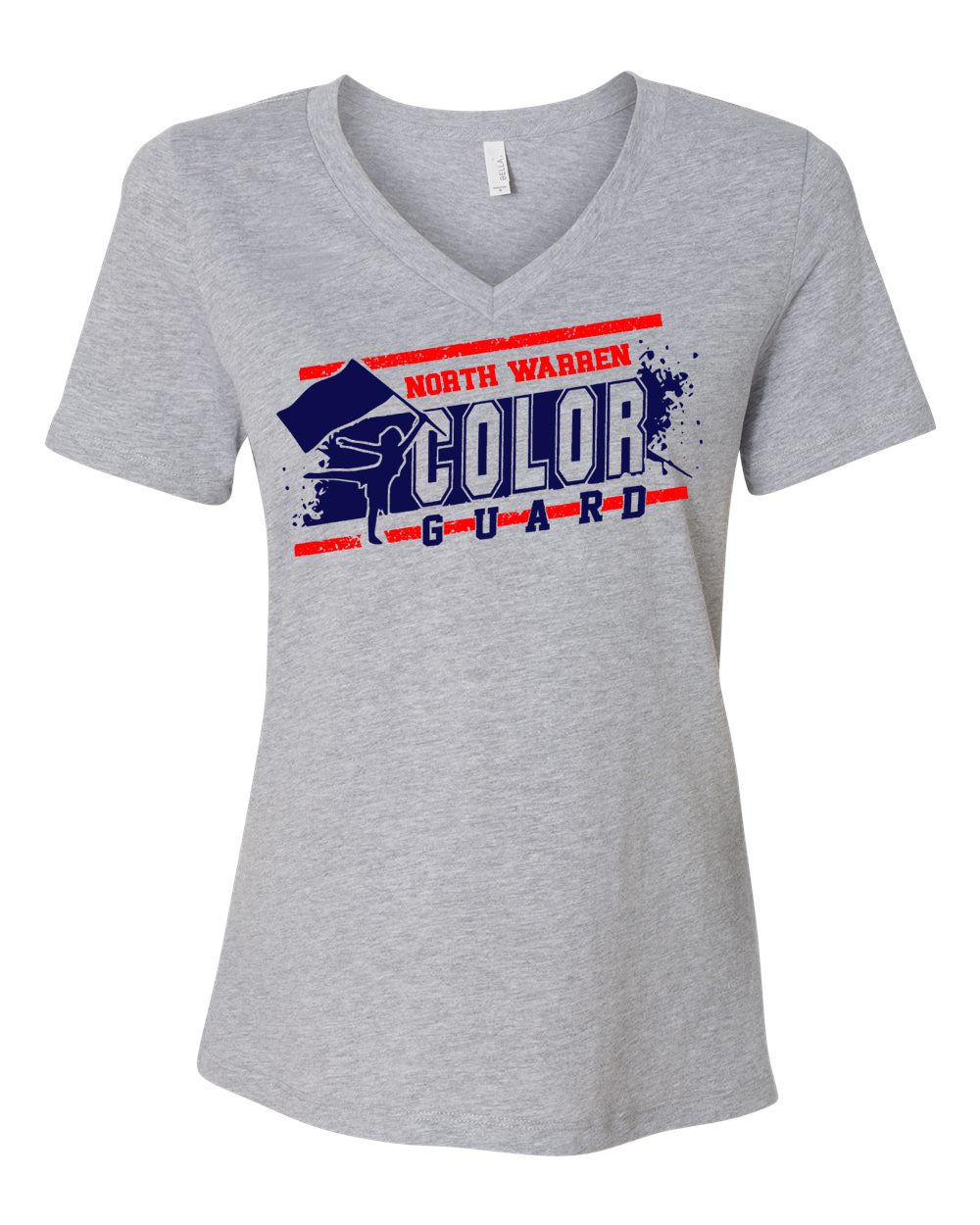 North Warren Band Design 4 V-neck T-shirt