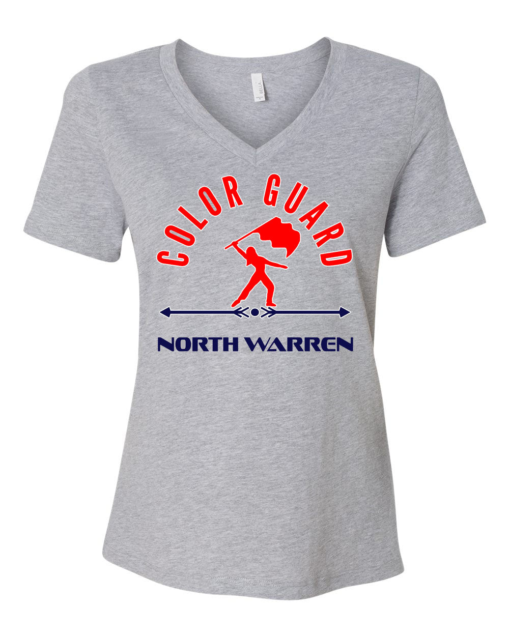 North Warren Band Design 5 V-neck T-shirt