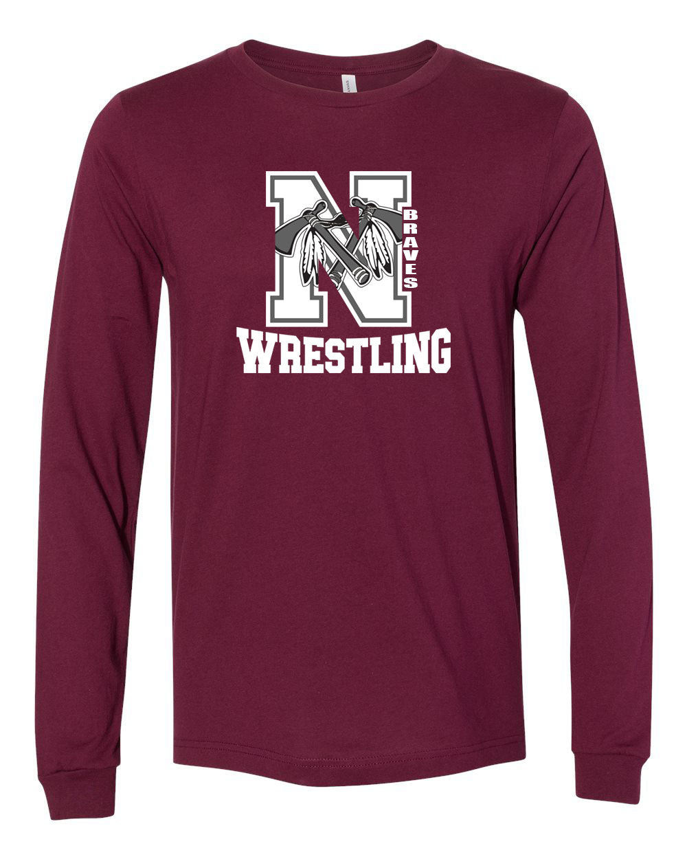 Newton Wrestling Design 1 Long Sleeve Shirt