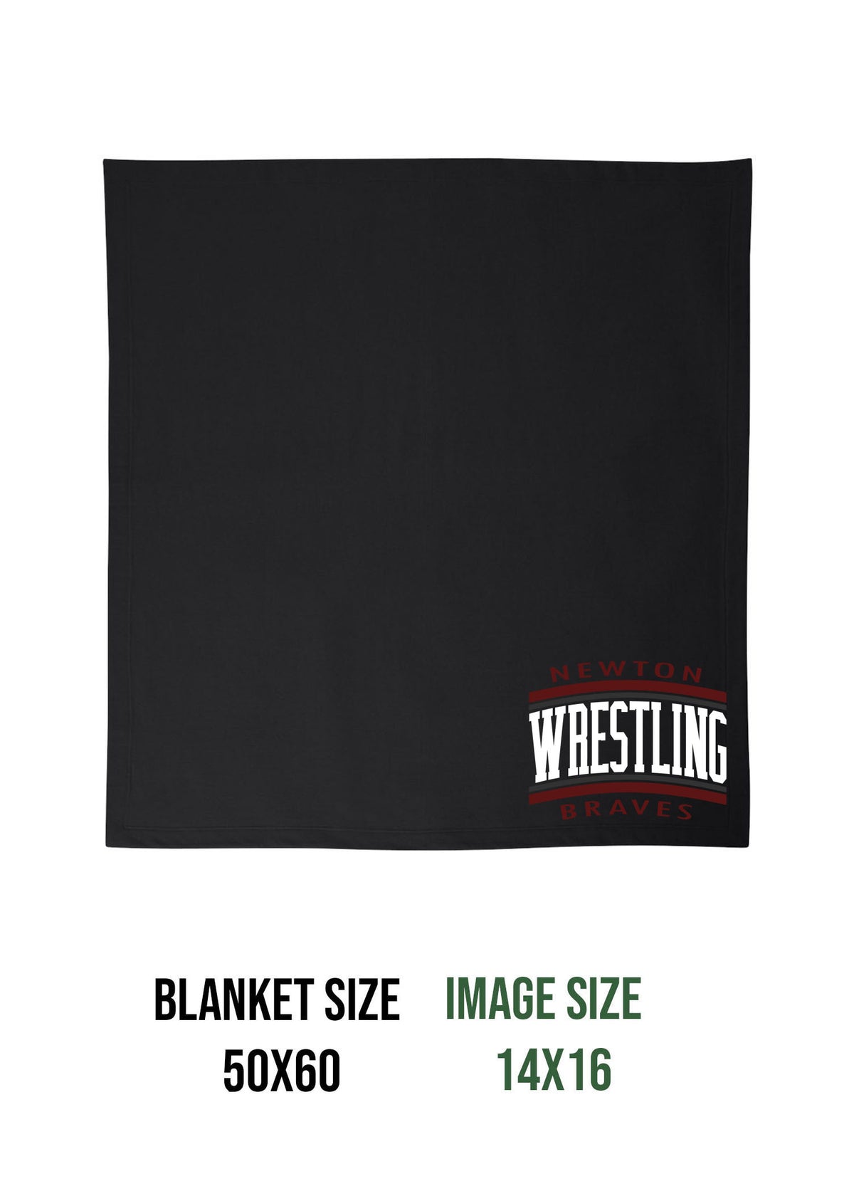 Newton Wrestling Design 2 Blanket