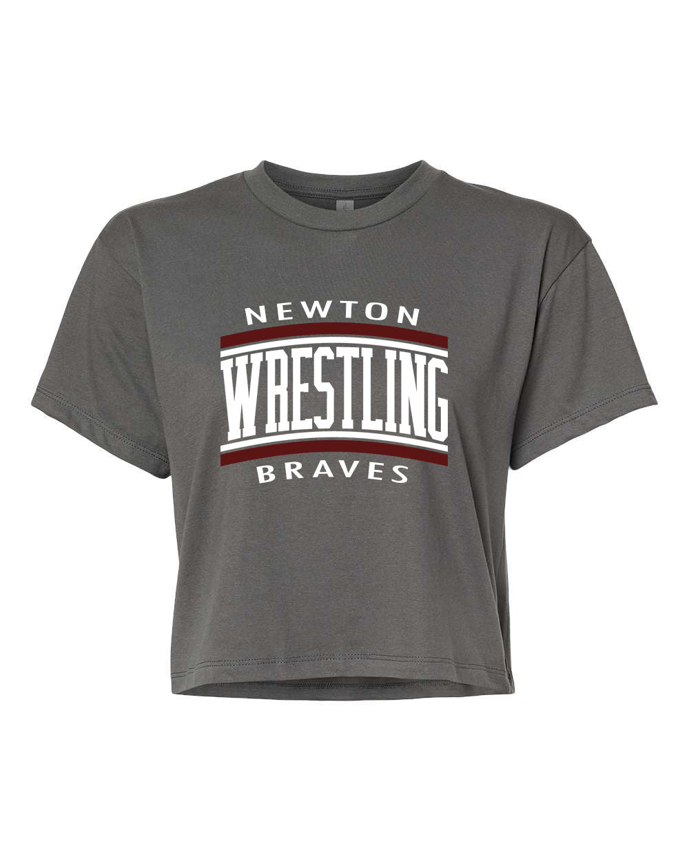 Newton wrestling Design 2 Crop Top