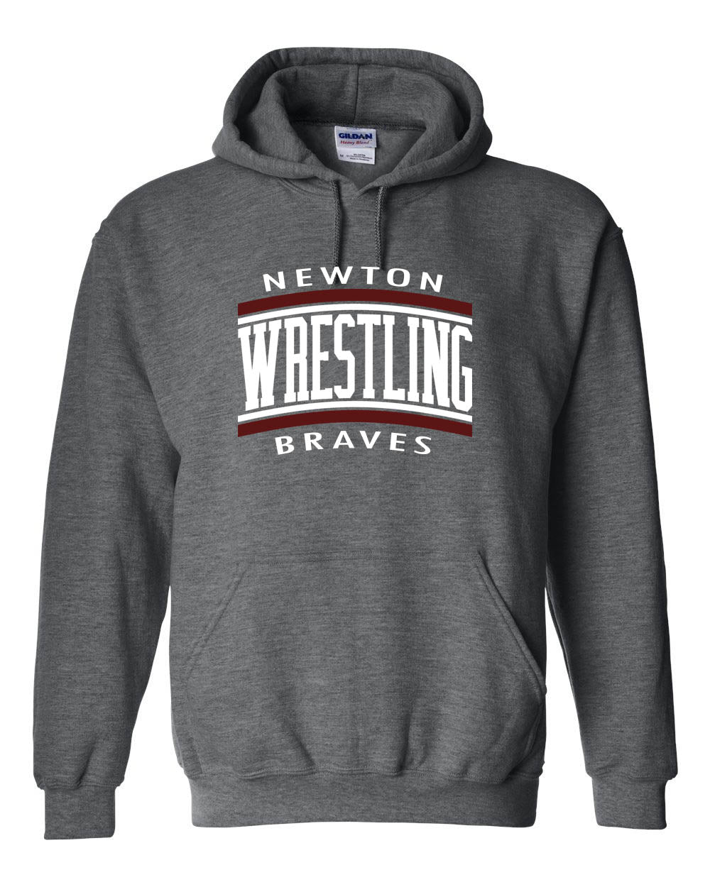 Newton Wrestling Design 2 Hooded Sweatshirt