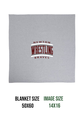 Newton Wrestling Design 2 Blanket