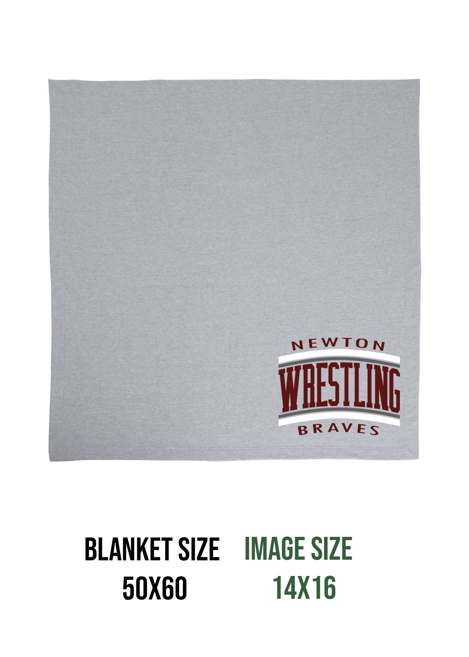 Newton Wrestling Design 2 Blanket