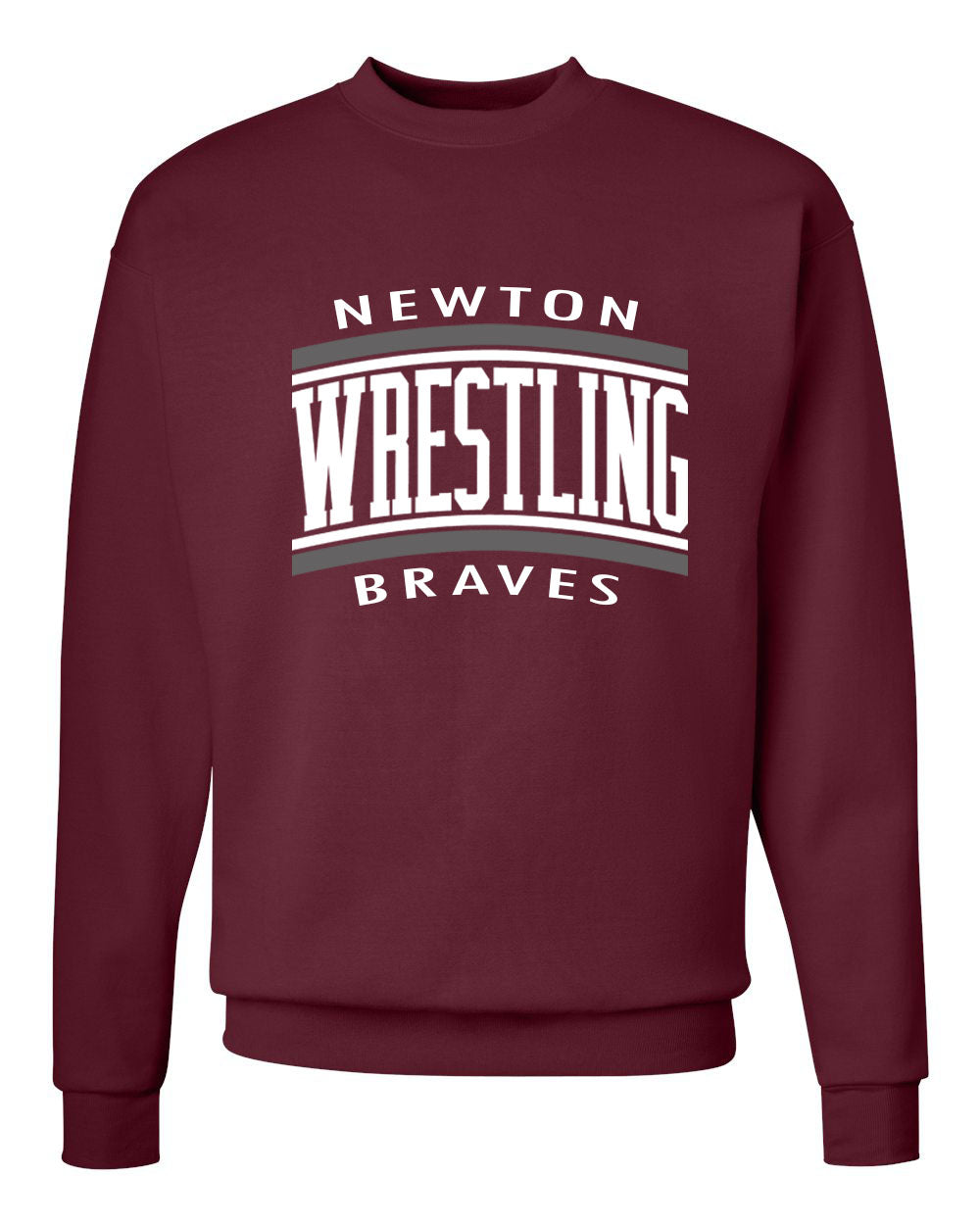 Newton wrestling Design 2 non hooded sweatshirt