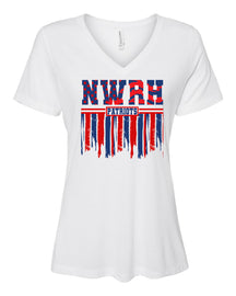 North Warren School Design 2  V-neck T-shirt