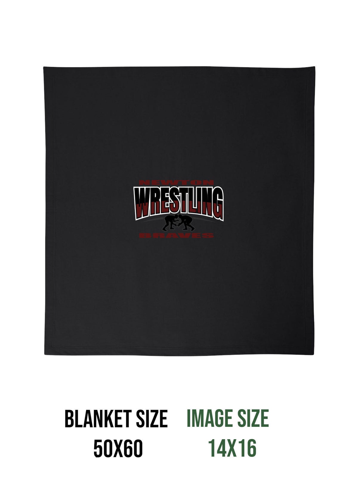 Newton Wrestling Design 3 Blanket