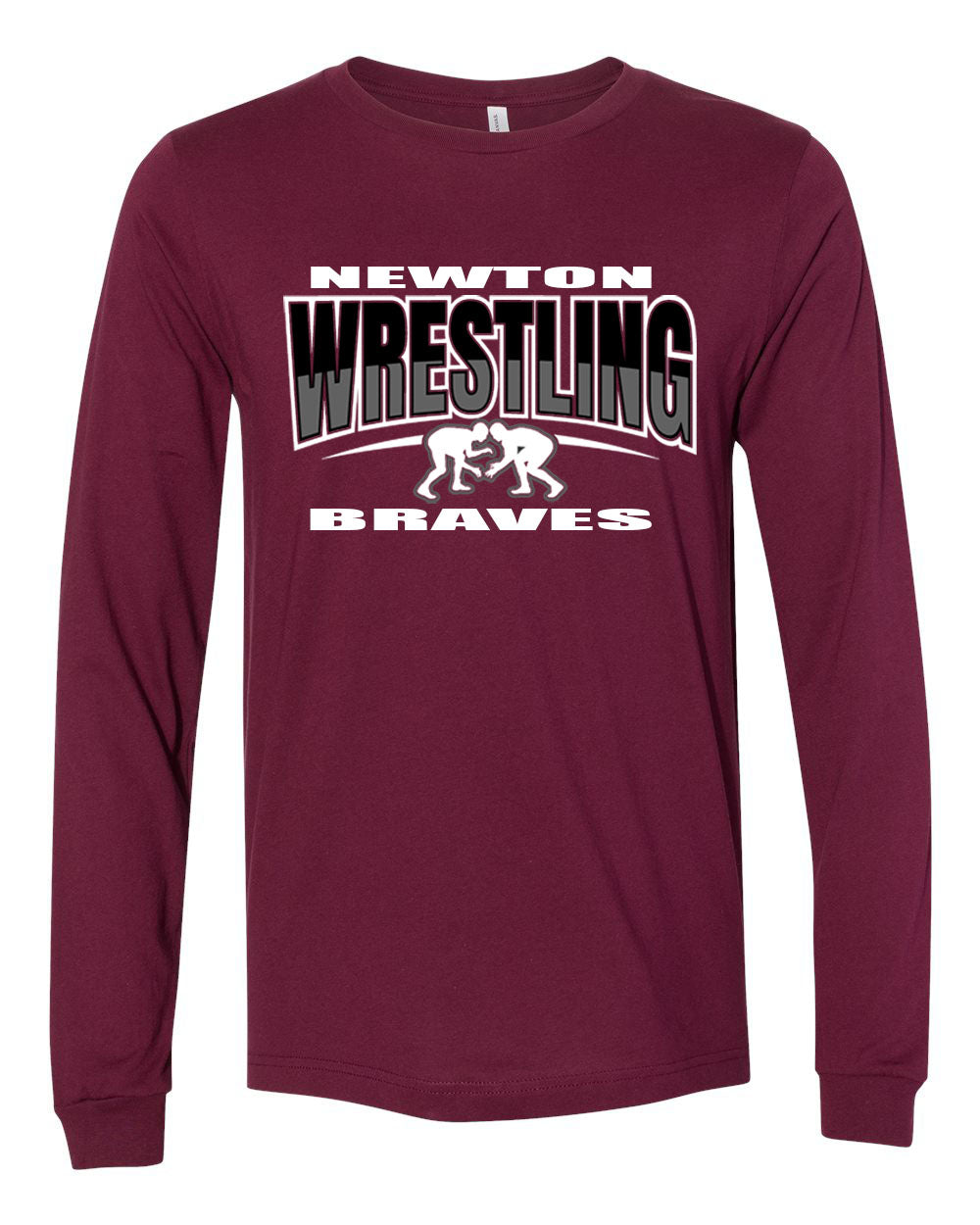 Newton Wrestling Design 3 Long Sleeve Shirt