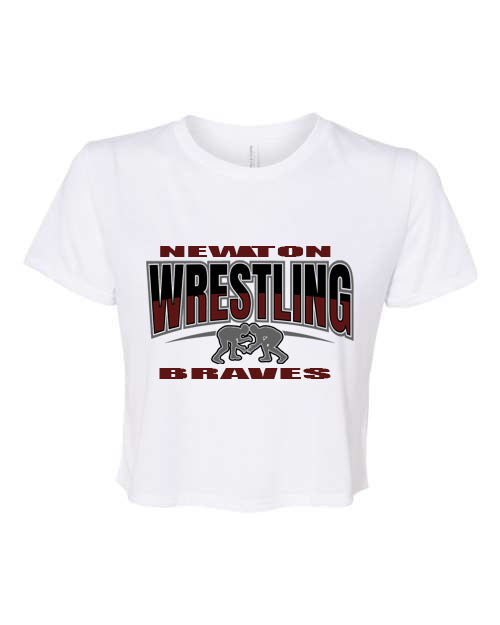 Newton wrestling Design 3 Crop Top