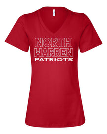 North Warren School Design 7 V-neck T-shirt