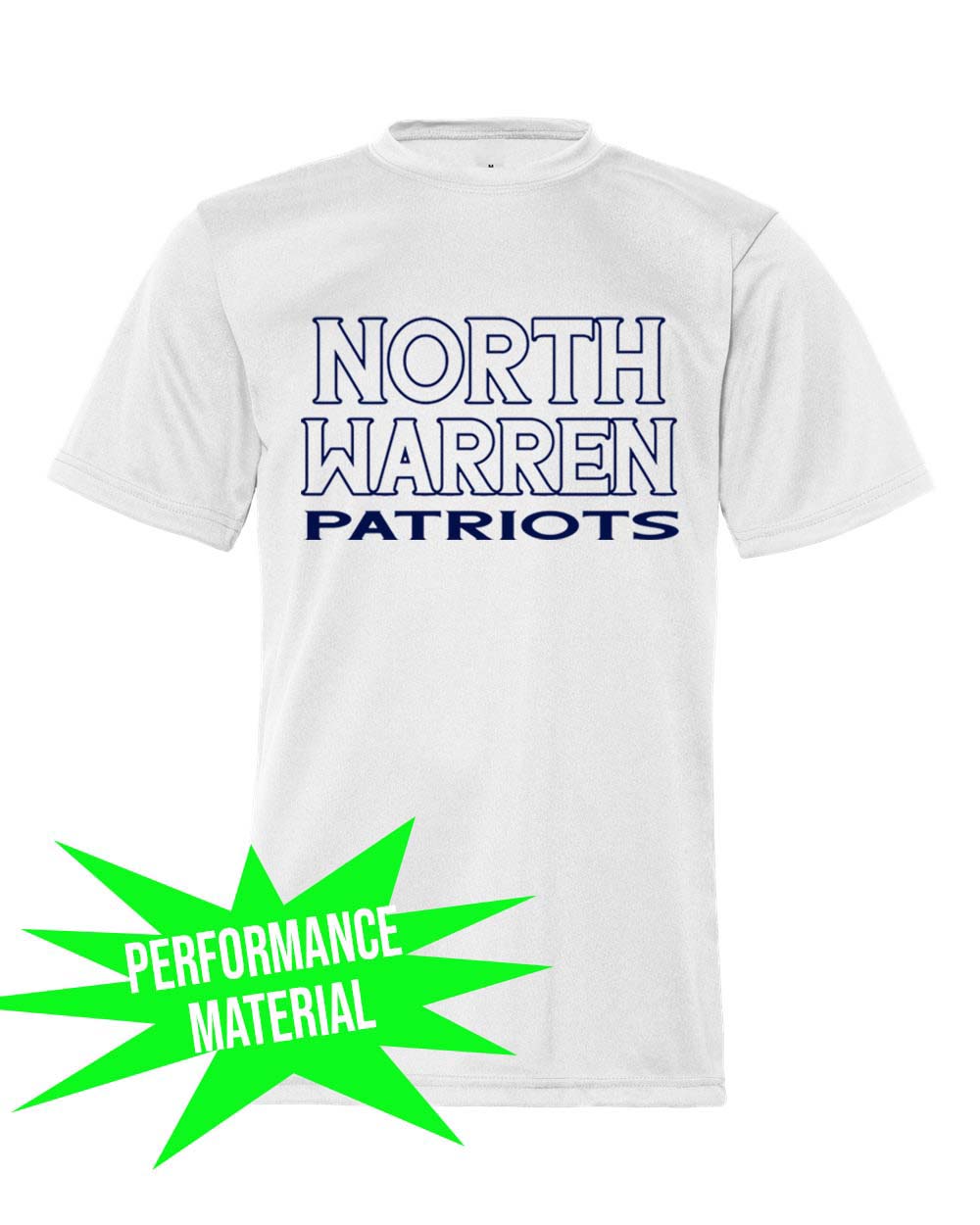 North Warren Performance Material design 7 T-Shirt