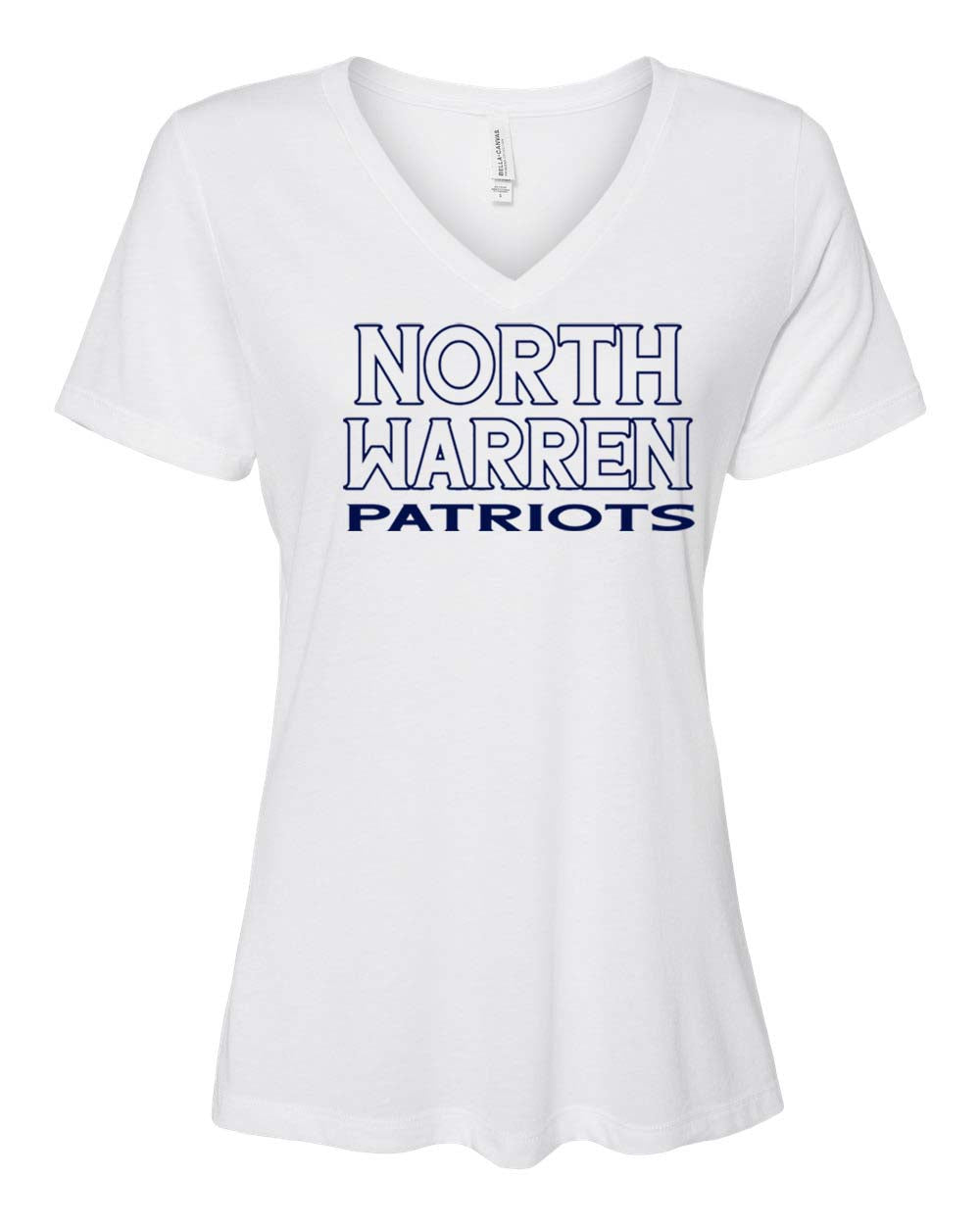 North Warren School Design 7 V-neck T-shirt