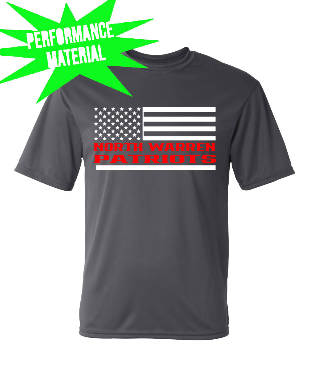 North Warren Performance Material design 8 T-Shirt