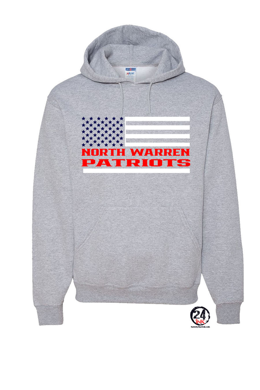 North Warren School Design 8 Hooded Sweatshirt