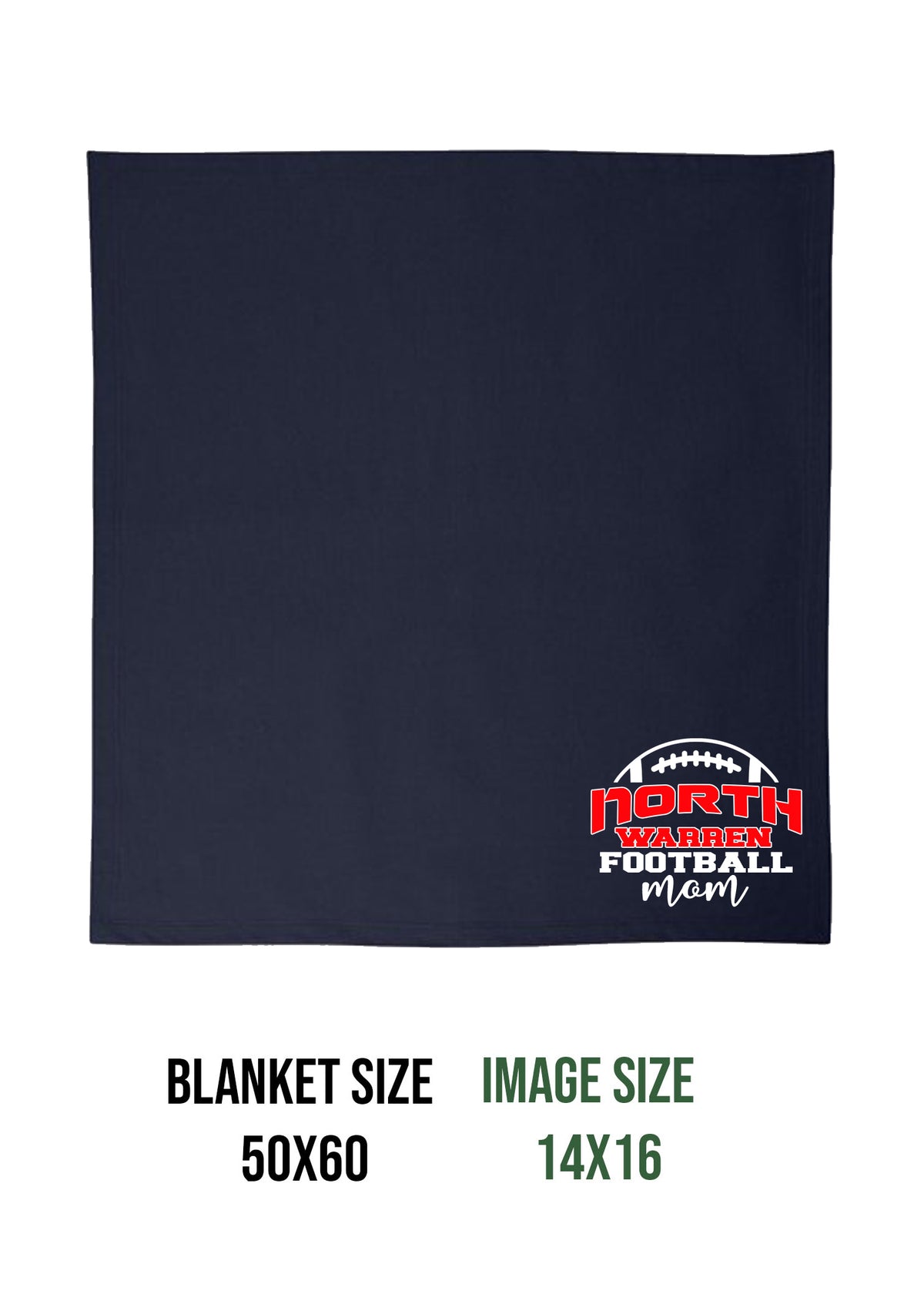 NW Football Design 1 Blanket