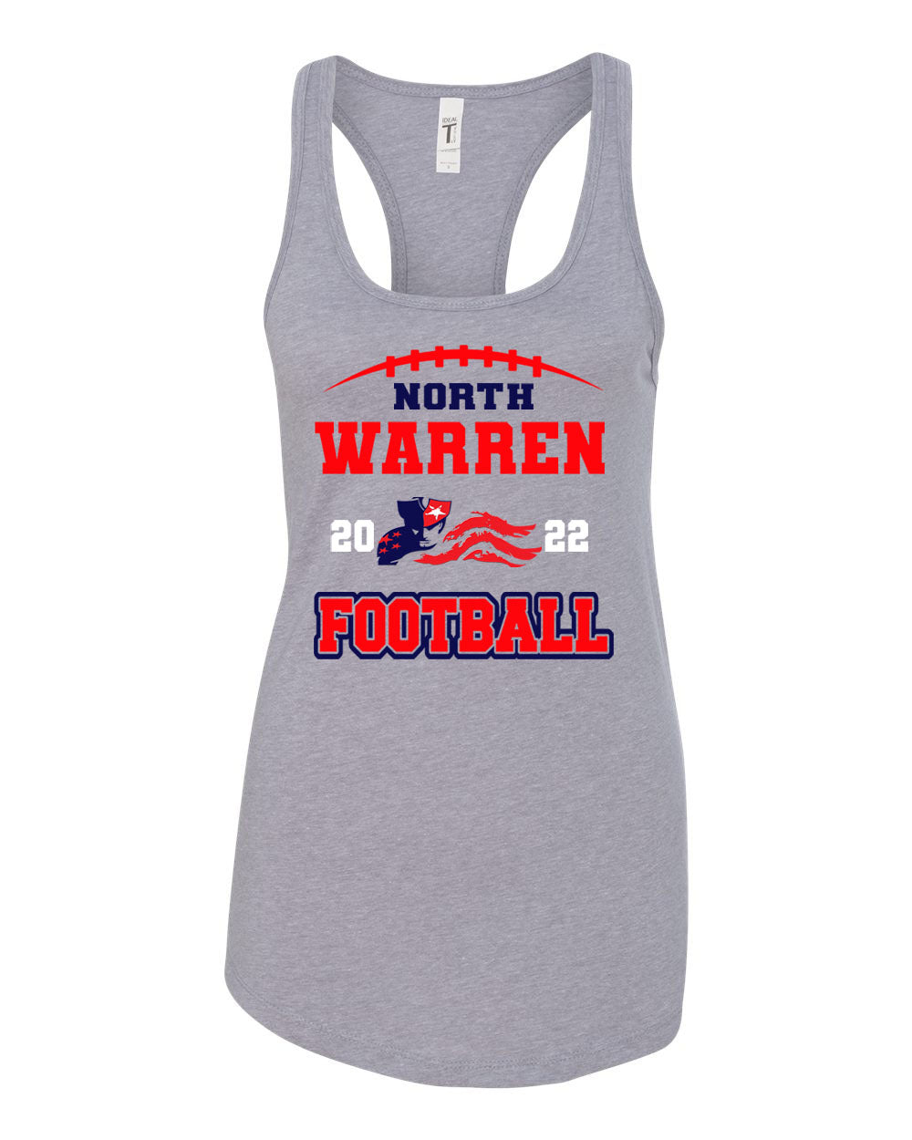 NW Football Design 2 Racerback Tank Top