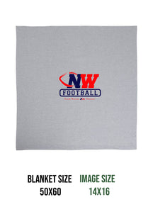 NW Football Design 3 Blanket