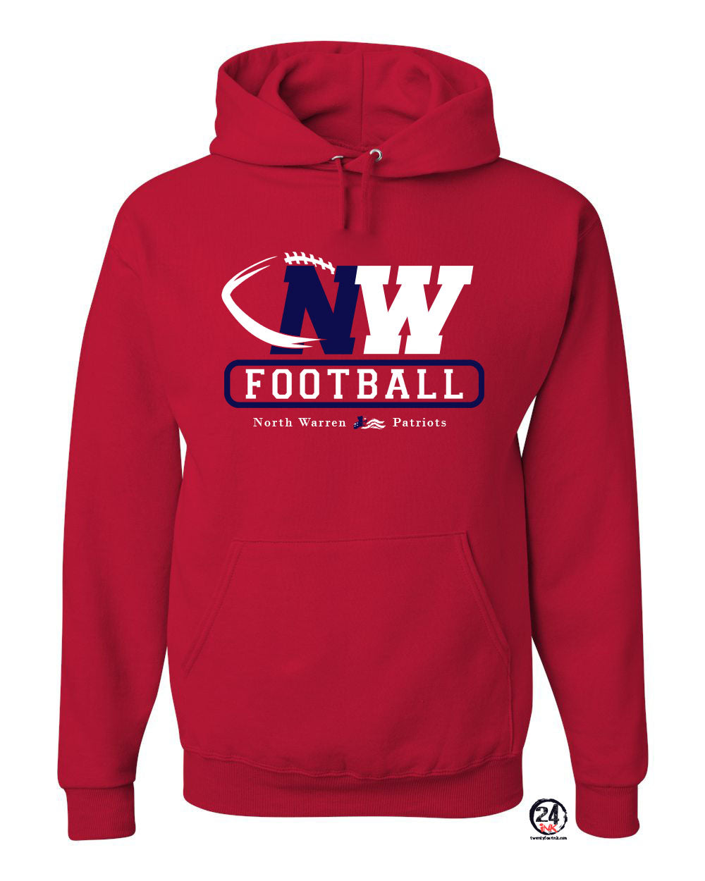 NW Football Design 3 Hooded Sweatshirt