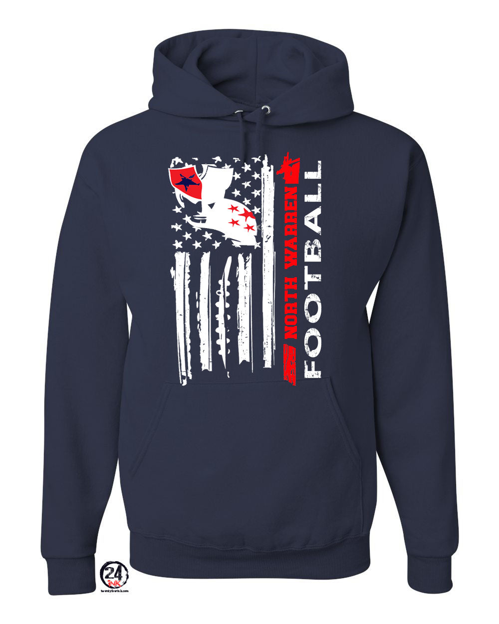 NW Football Design 4 Hooded Sweatshirt